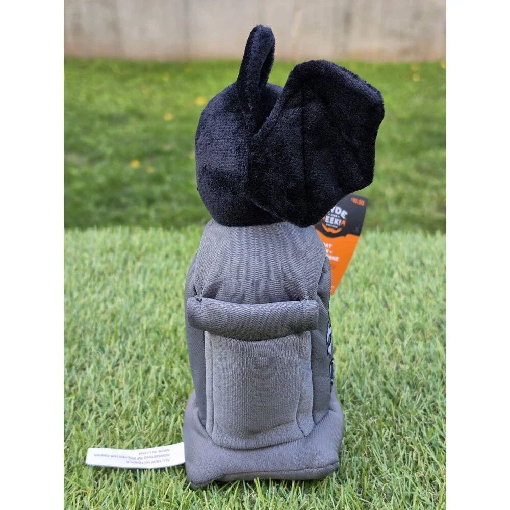 Hyde & Eek!Halloween Animated Sound Bat On Tombstone Stuffed Tabletop Decoration